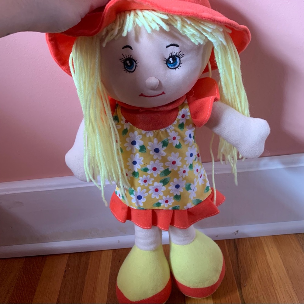 Stuffed Doll Toy Soft Dollie for Baby or Little Girl - Picture 3 of 4